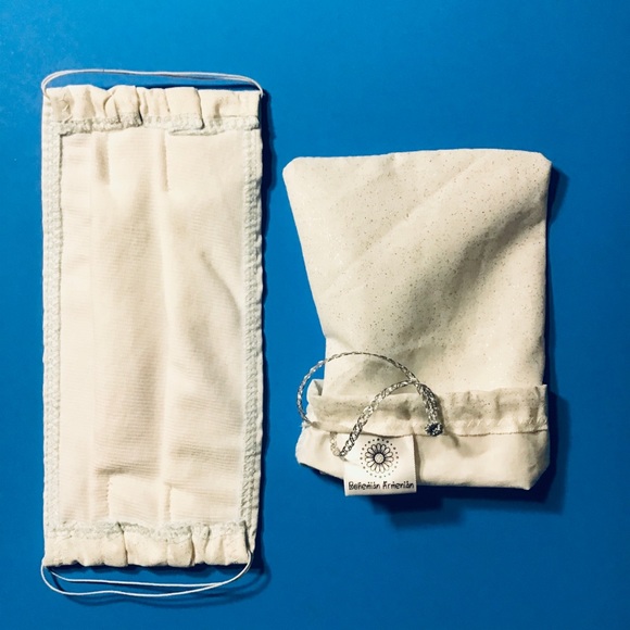 😷BNWT BOHEMIAN ARMENIAN COTTON FACE MASK + DUSTER - Picture 7 of 14